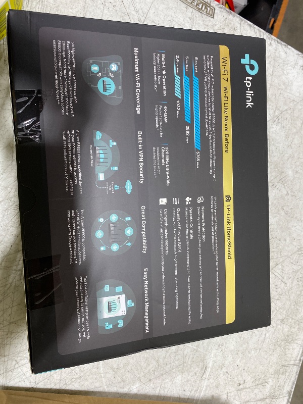 View 5 of TP-Link Tri-Band BE9700 WiFi 7 Router (Archer BE600)
