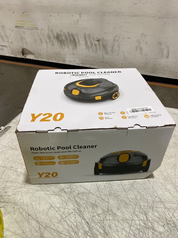 View 2 of Y20 Robotic Pool Cleaner, Cordless Pool Vacuum for Above & Inground Pools