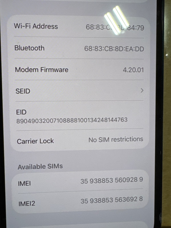 View 6 of Apple iPhone 14 128GB Midnight Unlocked