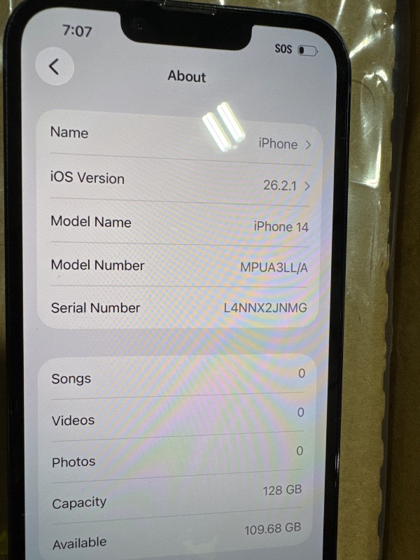 View 5 of Apple iPhone 14 128GB Midnight Unlocked