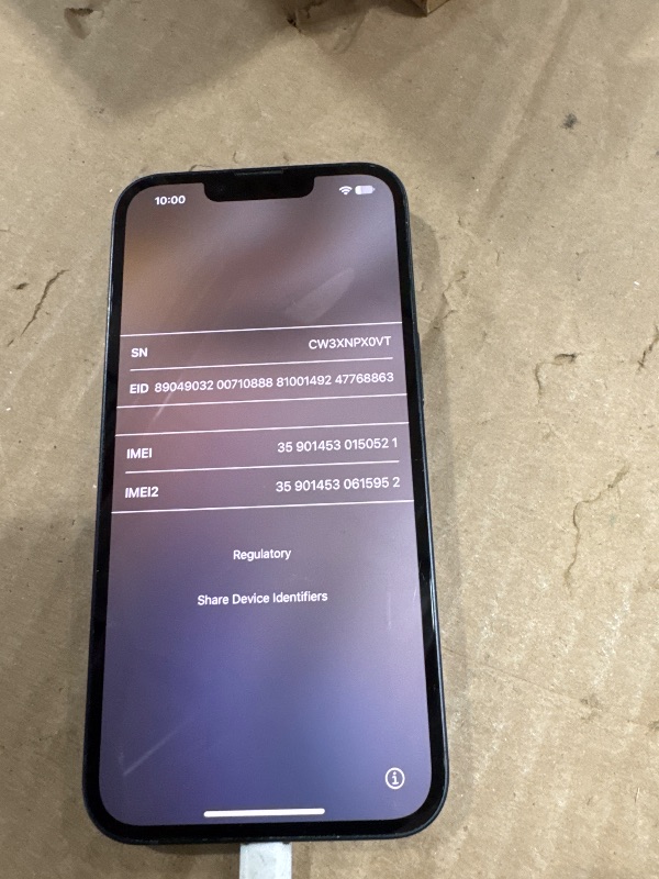 View 2 of Apple iPhone 14 128GB Midnight Unlocked