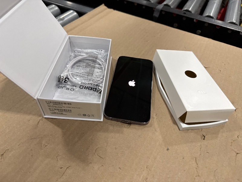 View 2 of Apple iPhone 14 Pro Max 512GB Deep Purple (Renewed)