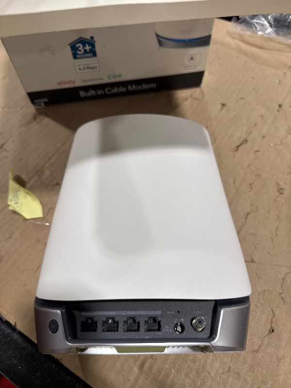 View 3 of NETGEAR Orbi WiFi 6 Router with DOCSIS 3.1 Cable Modem