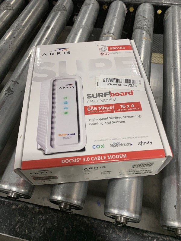 View 2 of ARRIS SURFboard SB6183 DOCSIS 3.0 Cable Modem