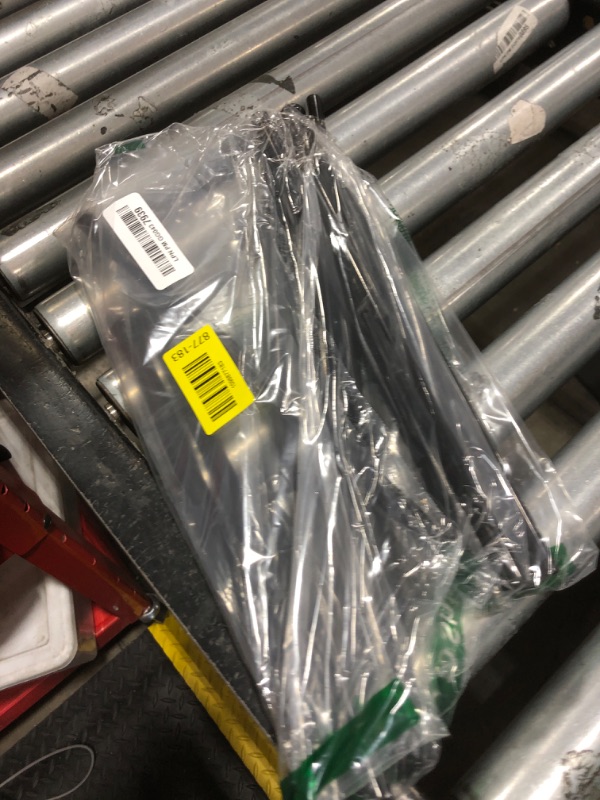 View 2 of AIZESI 4-Pack Spring Tension Curtain Rods, Black, 28-48"
