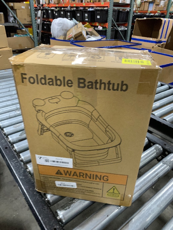 View 2 of Bunwag Baby Bathtub Gray Collapsible