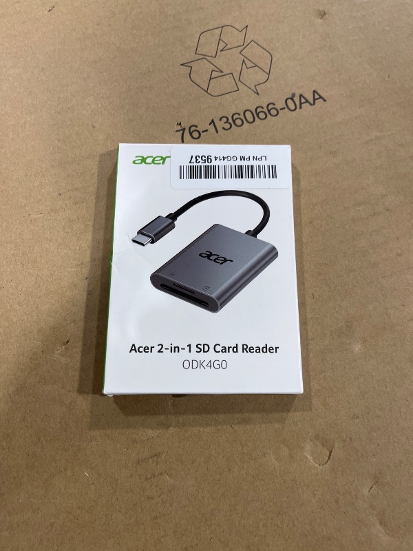 View 2 of Acer USB C SD Card Reader