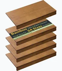 Photo 1 of Spaceaid Bamboo Rack Covers 24W x 12D 4 Pieces