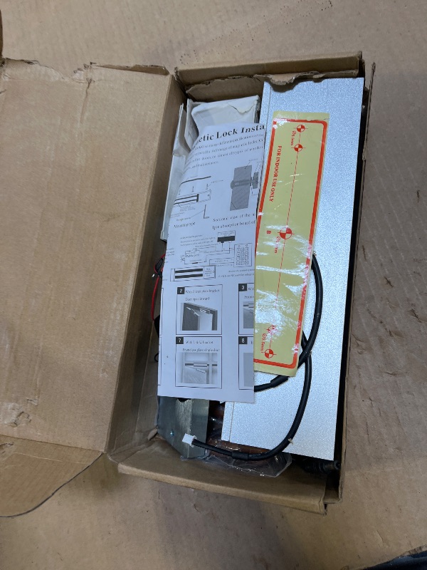 View 2 of NCLTHS 1200lbs Electromagnetic Door Lock Kit