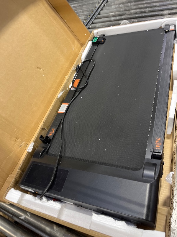 View 2 of ICYLOOT Walking Pad Treadmill with Incline and Handle Bar