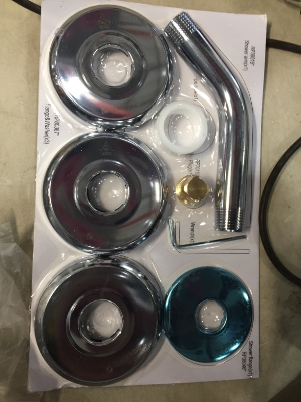 Photo 1 of Aragon 3-Handle 1-Spray Tub and Shower Faucet in Chrome (Valve Included)
