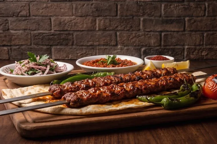 EYVAN kebap, lahmacun ,pide ve et döner salonu aydınlı — Fotoğraf 7