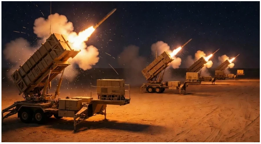 Kuwait Air Defences Intercept Hostile Missiles and Drones