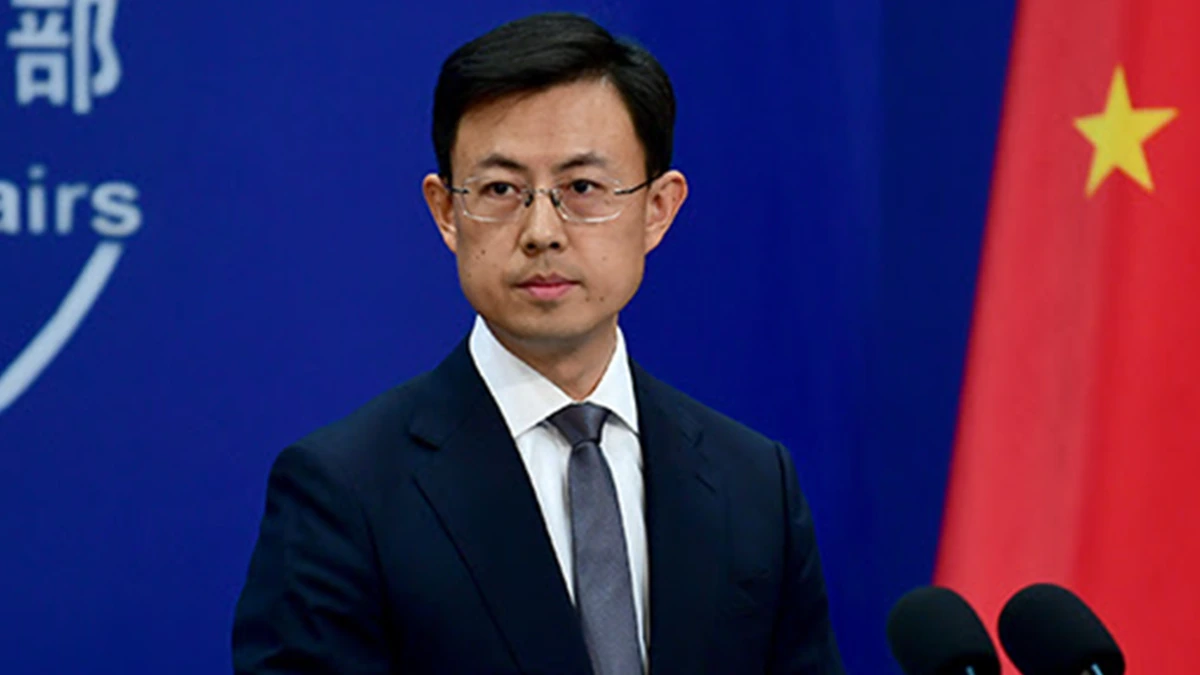 Chinese Foreign Ministry spokesperson at a press briefing