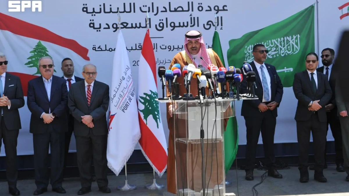 Saudi ambassador launching return of Lebanese exports to Saudi markets