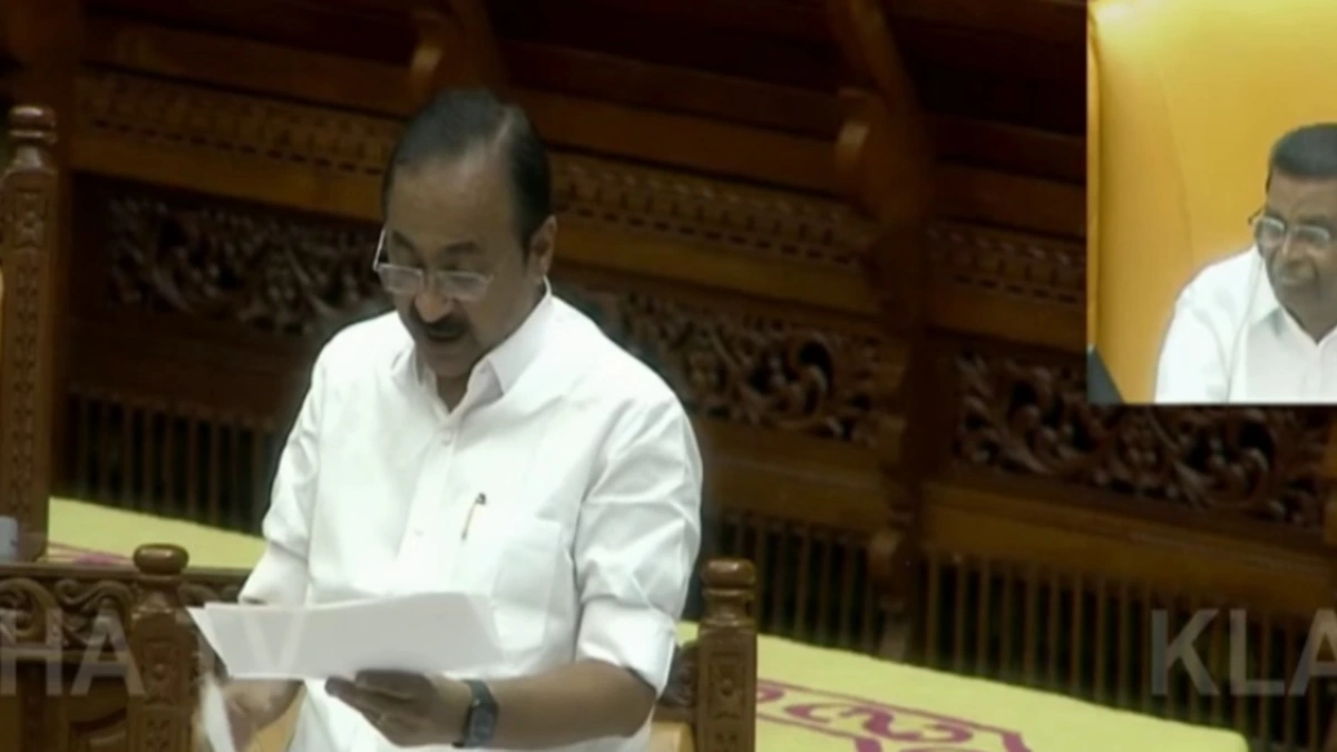 Kerala Chief Minister V D Satheesan replying to budget discussion in Assembly