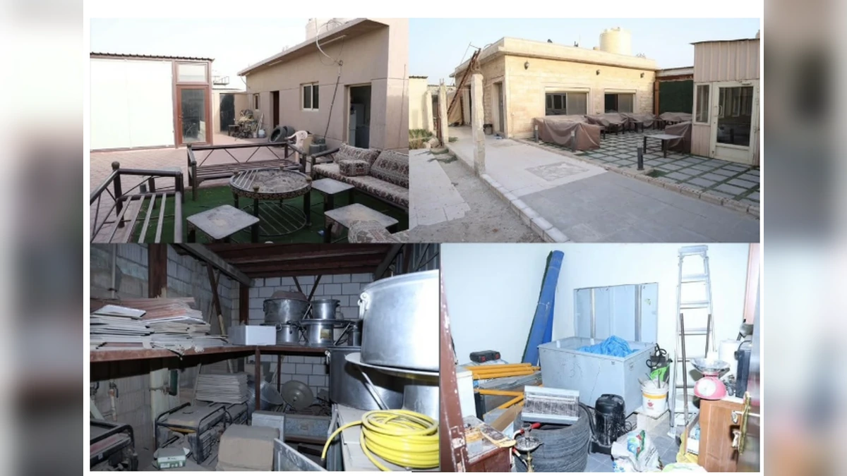 Property misuse inspection scenes at Kuwait equestrian clubs