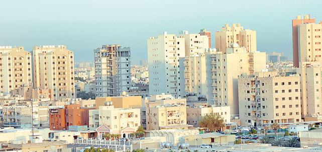 Illustration of Kuwait Municipality housing inspection in family residential area