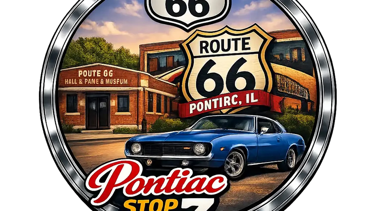 Solidarity Sidekick down Route 66 - Stop 7- Pontiac 6.6K logo