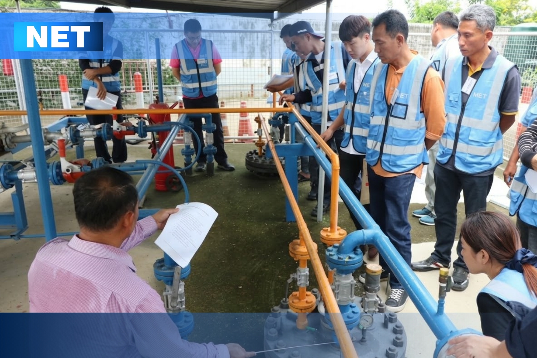 ผู้ปฏิบัติงานสถานีบรรจุก๊าซปิโตรเลียมเหลว