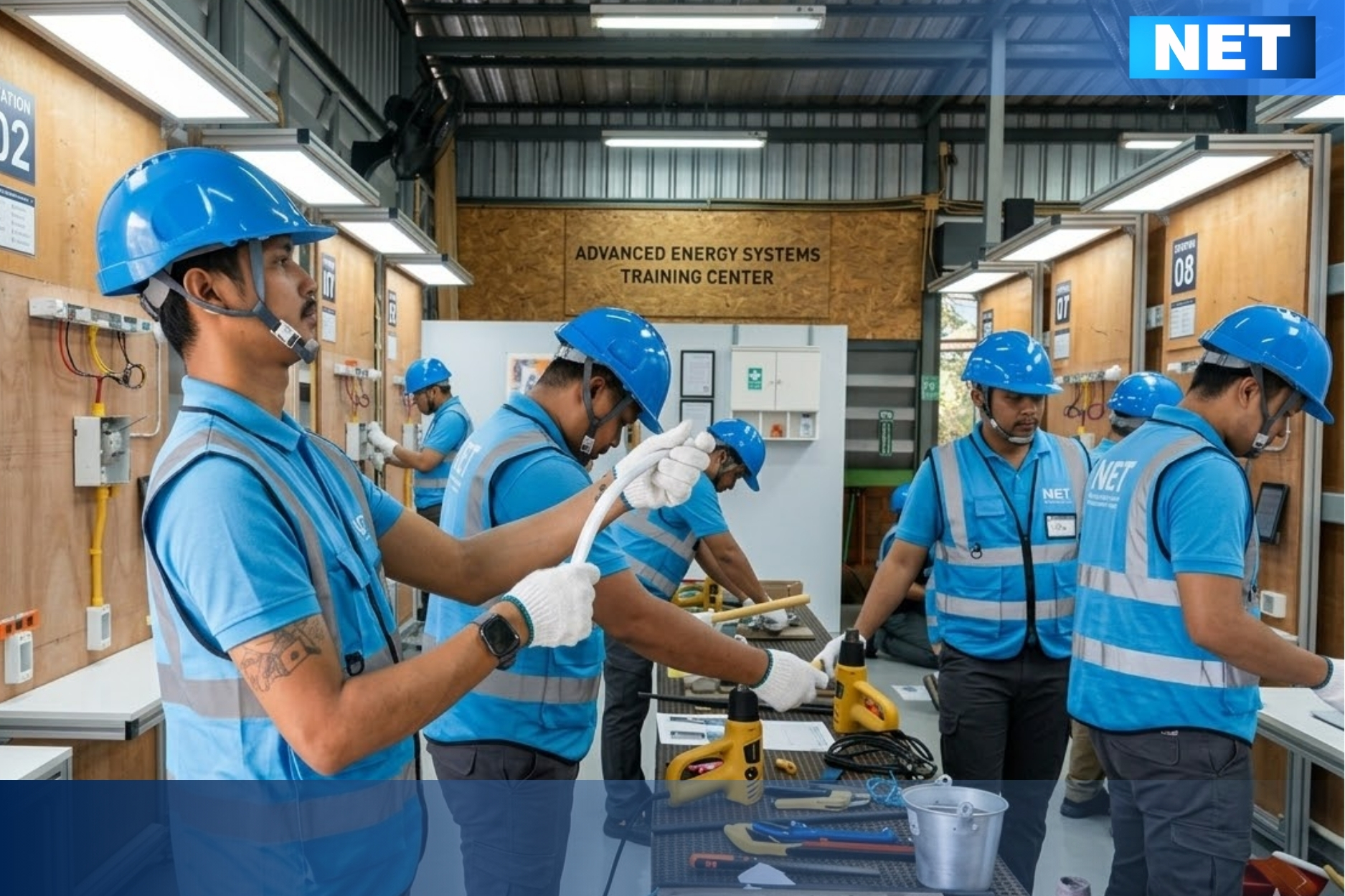 ช่างไฟฟ้าภายในอาคารระดับ 1