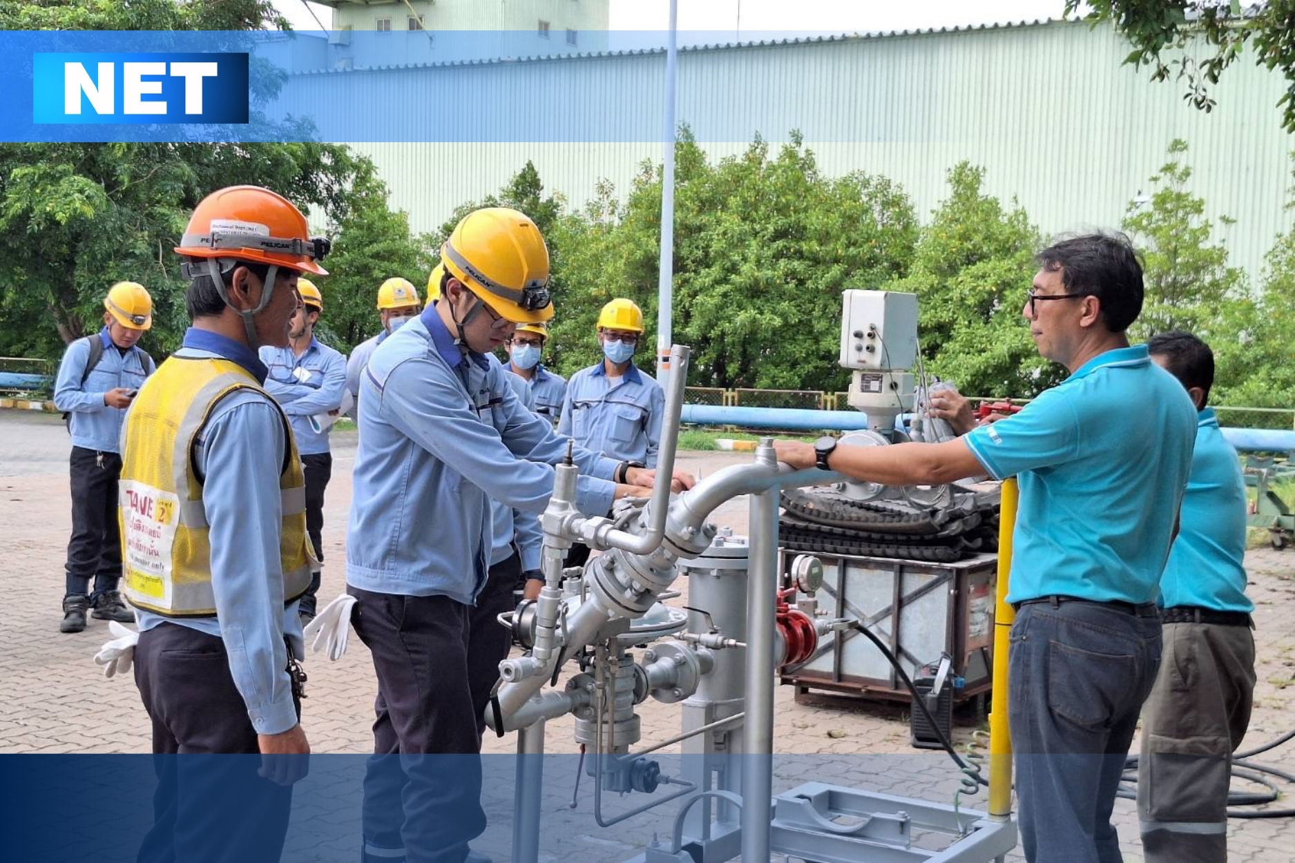 ผู้ปฏิบัติงานสถานที่ใช้ก๊าซธรรมชาติ