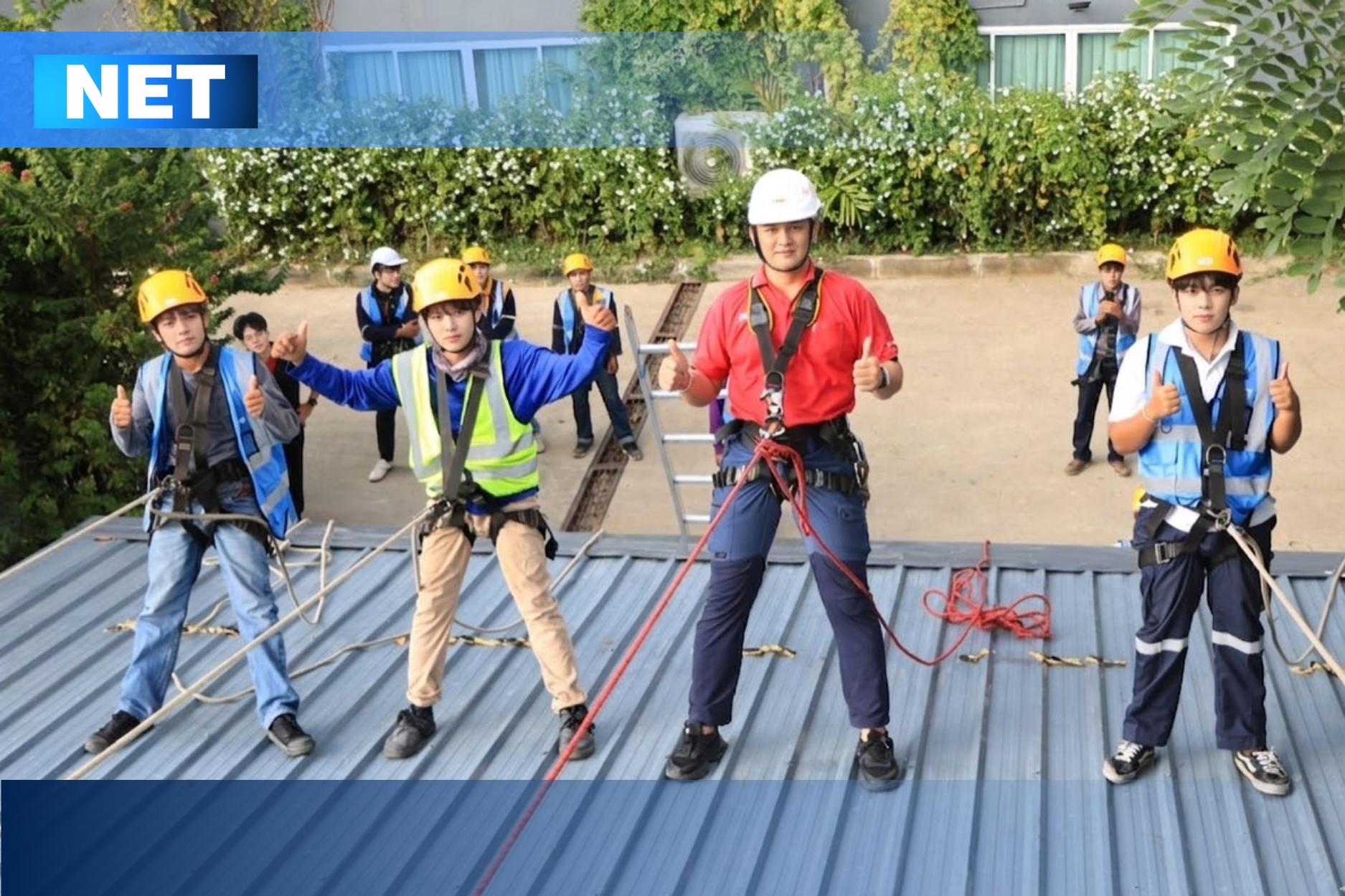 ผู้สอนความปลอดภัยในการทำงานบนหลังคา R-Trainer