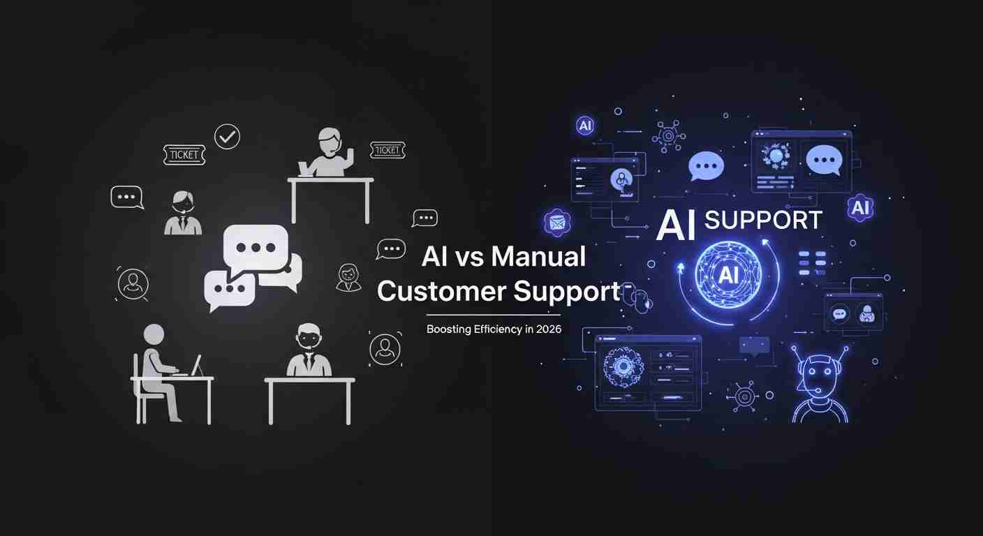AI vs Manual Customer Support: Boosting Efficiency in 2026