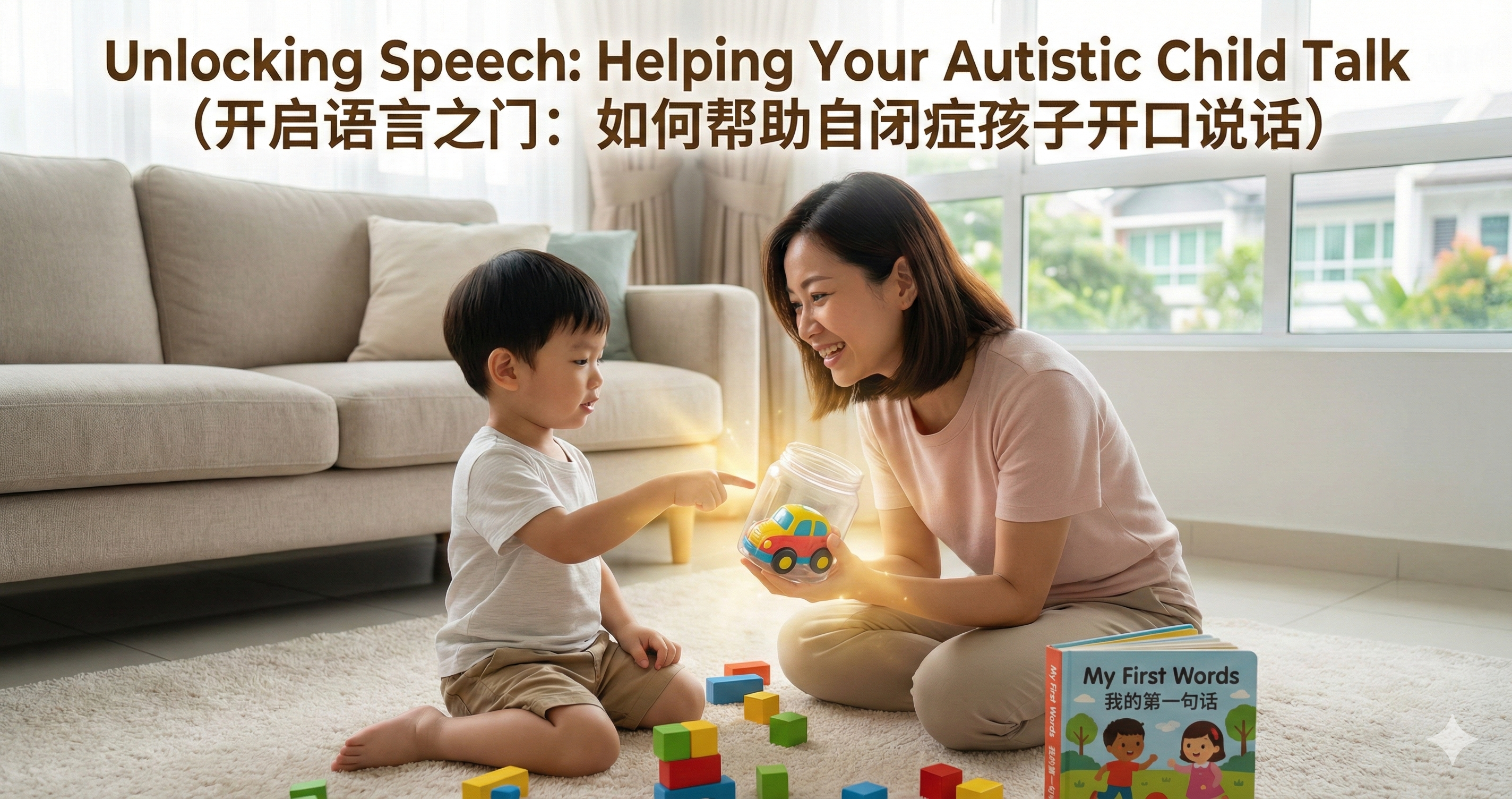 开启语言之门：如何帮助自闭症孩子开口说话(Unlocking Speech: Helping Your Autistic Child Talk)