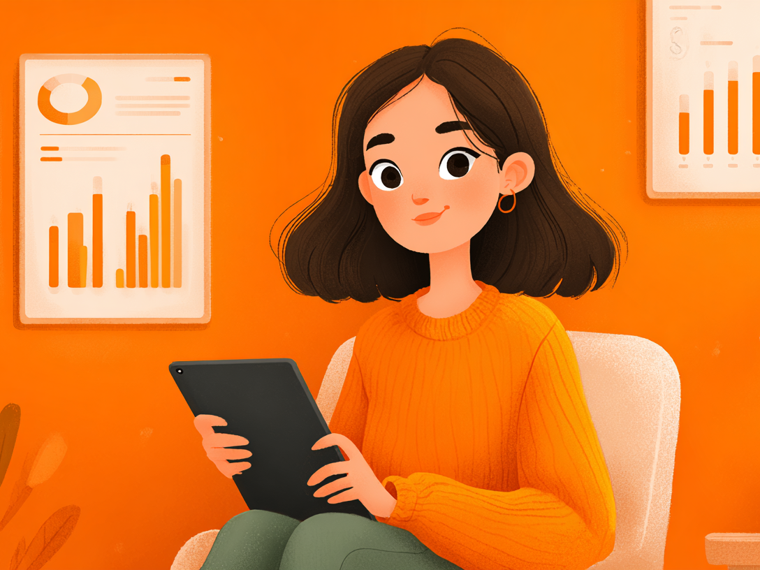 Moeder en dochter die samen het MindNavigator Ouder Dashboard gebruiken