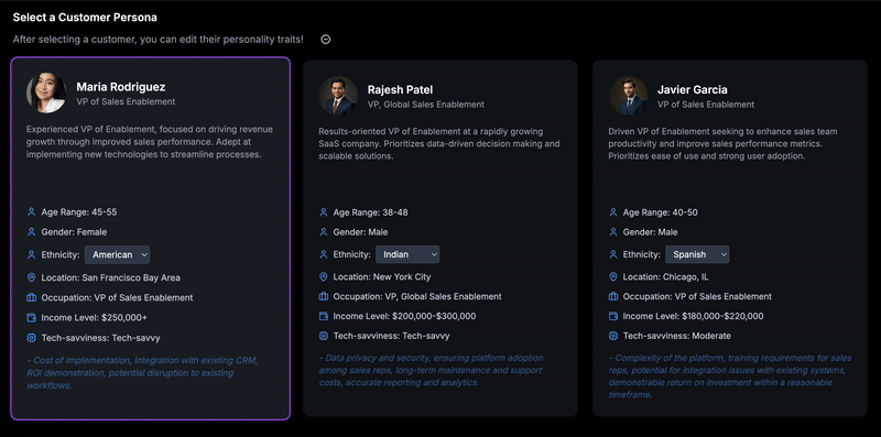 Dynamic AI Personas