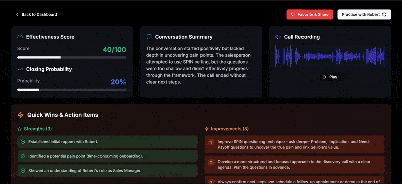 Real-time Feedback