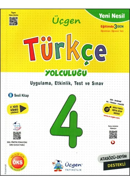4 TÜRKÇE YOLCULUĞU kapağı