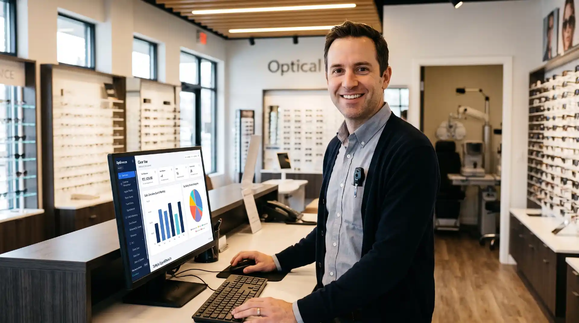 Optibeacon Desktop Offline Optical Store & POS Software