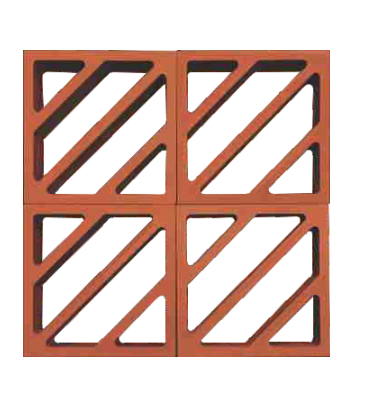 Mitti King Zebra Jaali: Premium Terracotta Decorative Jali Block - View 4