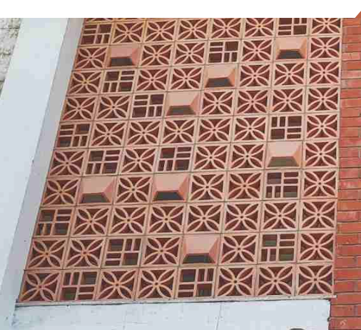 Mitti King Flower Jaali: Premium Terracotta Decorative Jali Block - View 2