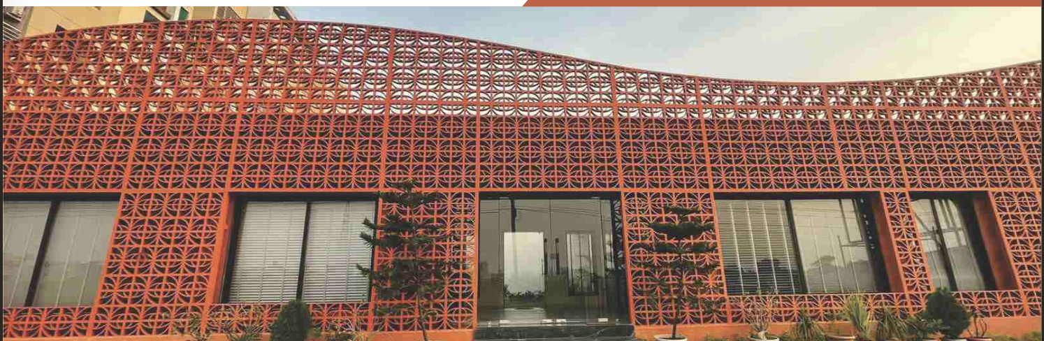 Mitti King Lotus Jaali: Premium Terracotta Decorative Jali Block - View 4