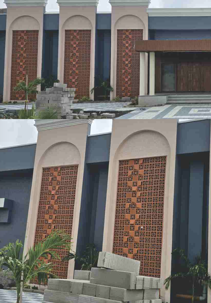 Mitti King Rexo Jaali: Premium Terracotta Decorative Jali Block - View 3