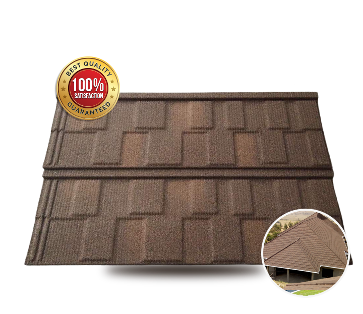 Piccado Stone Coated Metal Roofing Tiles: Premium 50-Year Warranty Shingle & Bond Patterns - thumbnail 2