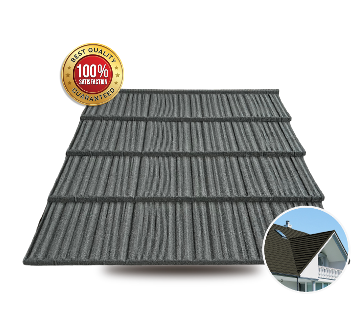 Piccado Stone Coated Metal Roofing Tiles: Premium 50-Year Warranty Shingle & Bond Patterns - thumbnail 5