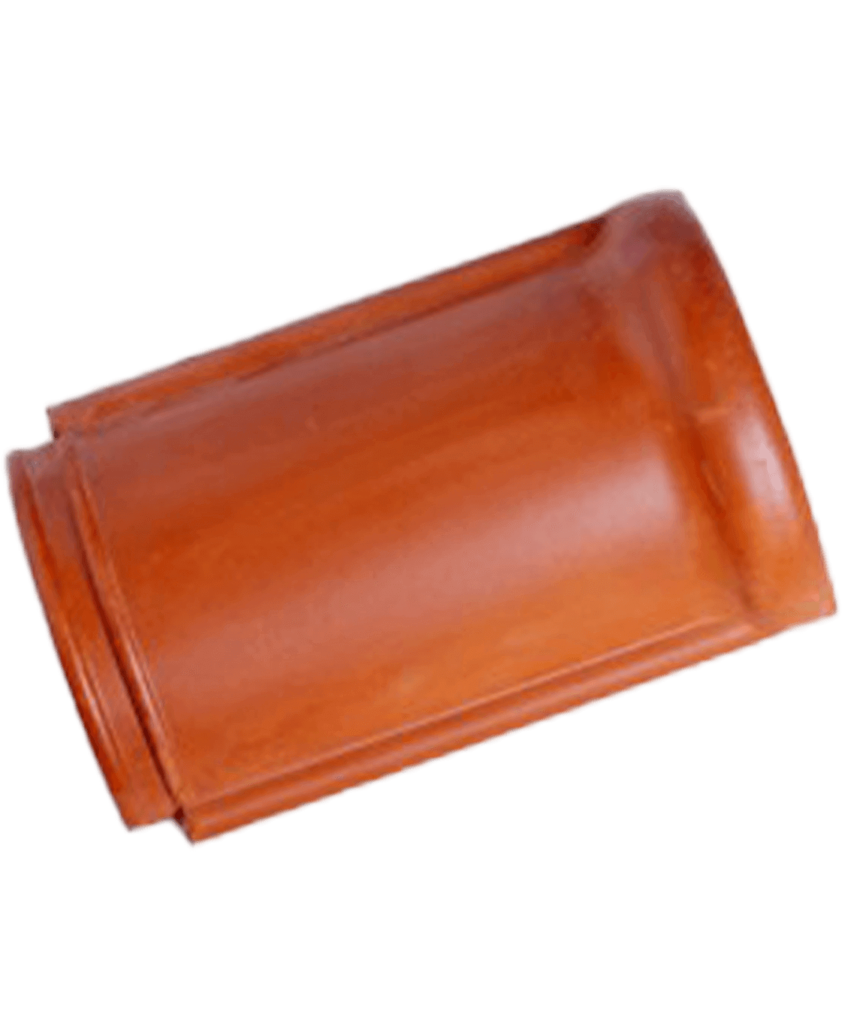 Thomson Round Ridge Mini Roof Tile (DD9002): Compact Curved Clay Mini Ridge Cap