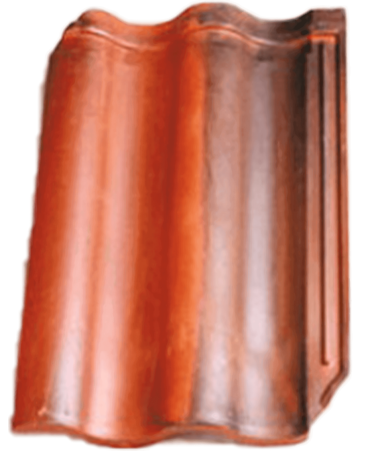 Thomson Pattern Roofing (Double Colored) (D9003A): Premium Double Interlocking Double-Colored Terracotta Tile