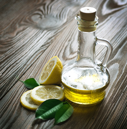 olive oil and lemon juice