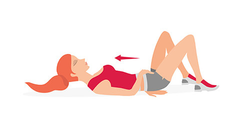 Kegels exercise to tighten muscles that regulate urine flow