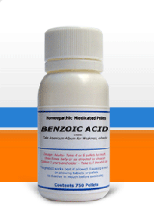 Benzoic acid Homeopathy Treatment