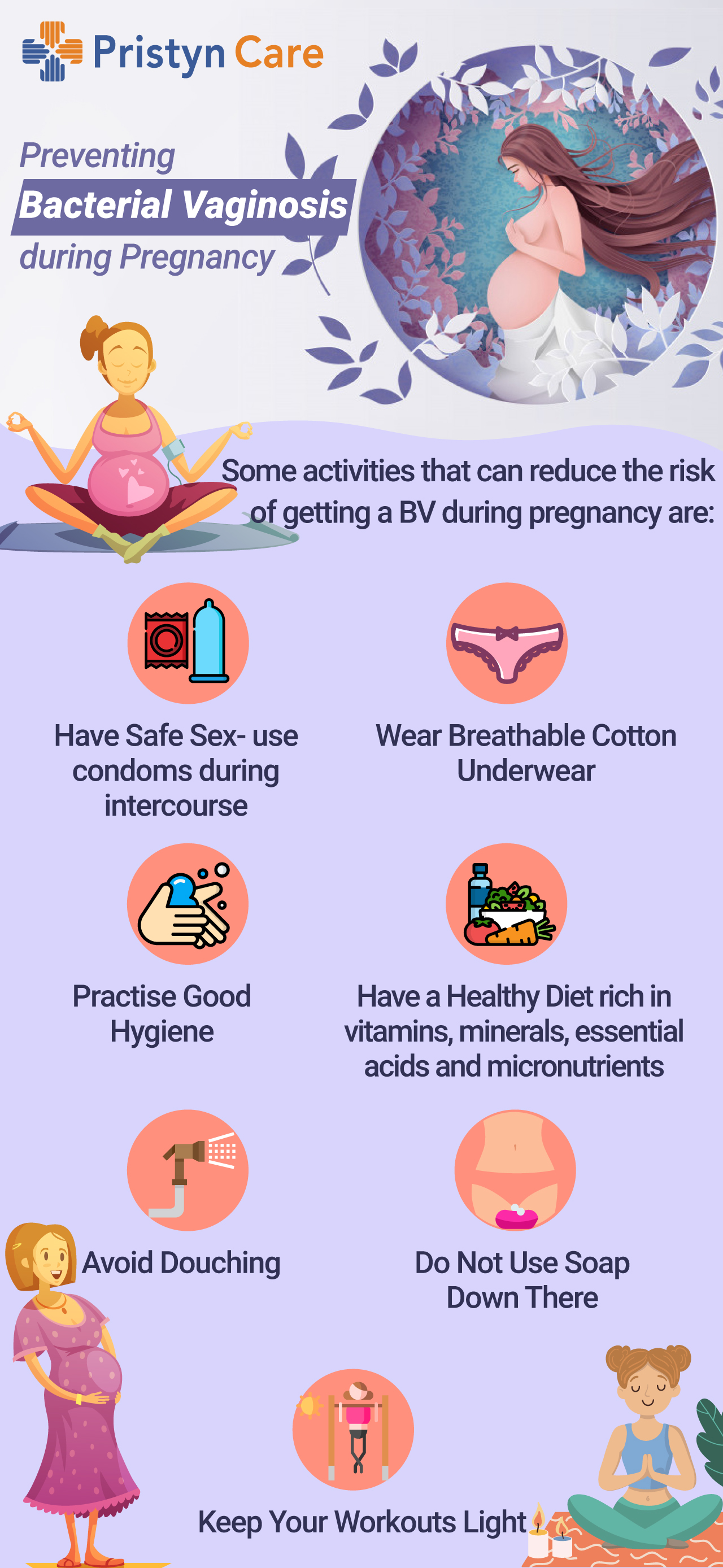 Prevent BV during pregnancy 