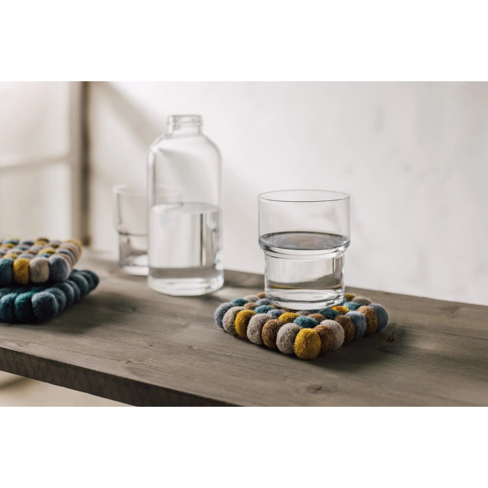 Ochre Dot Coasters