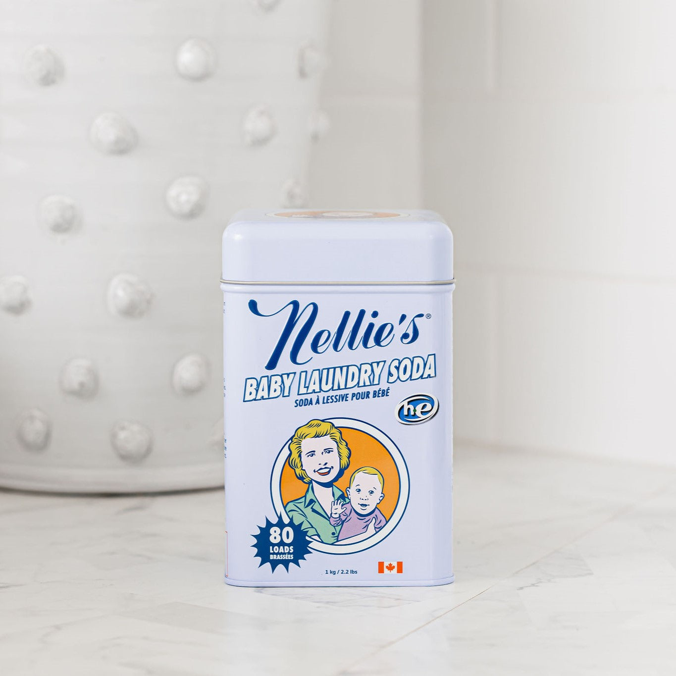 Nellie's Baby Laundry Soda: 80 load tin