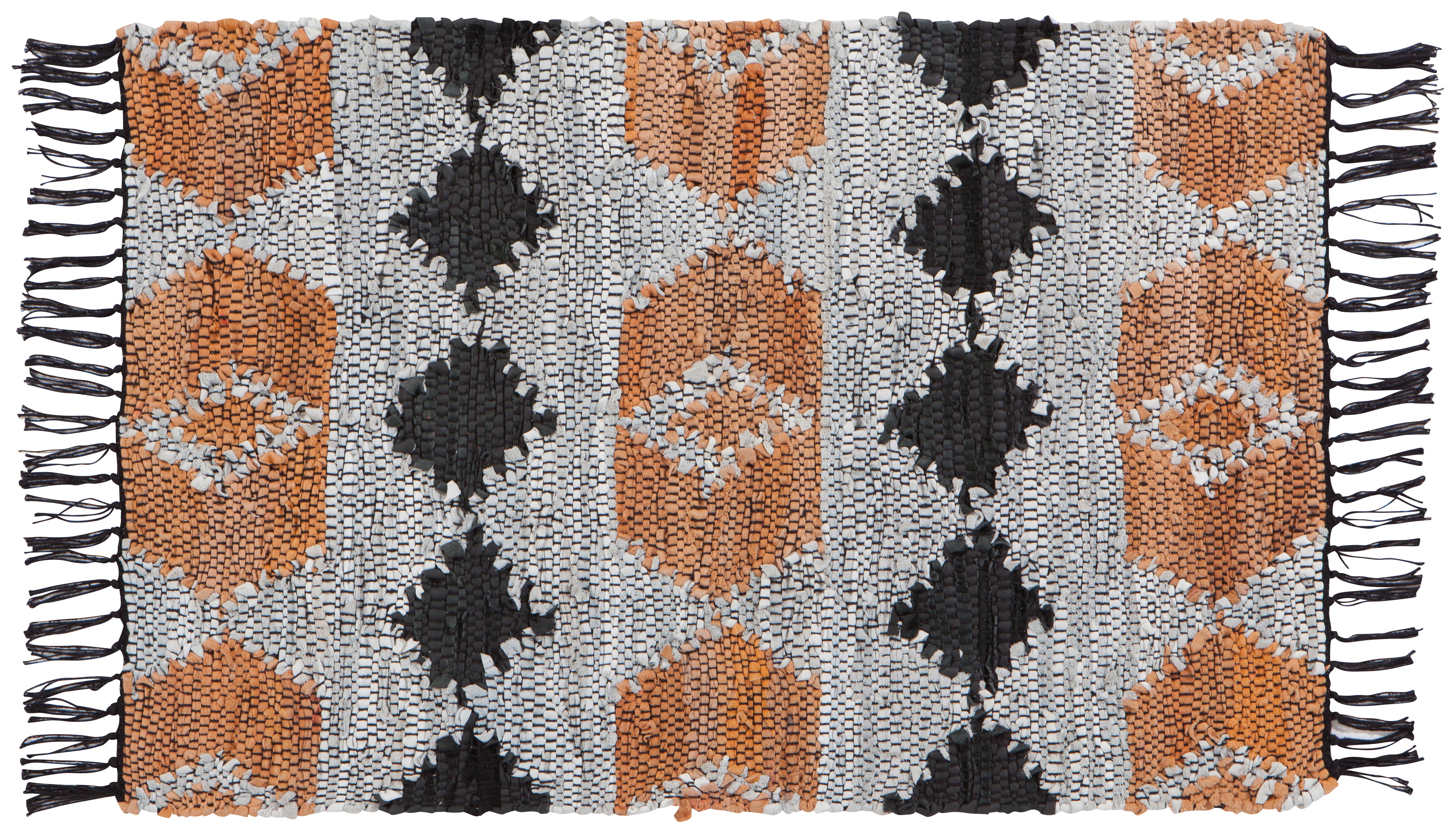 Leather & Cotton Chindi Rug