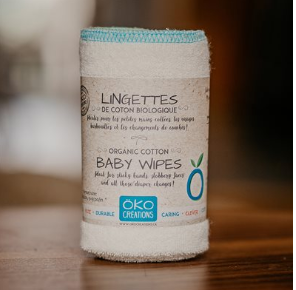 Organic Cotton Baby Wipes: 4pk